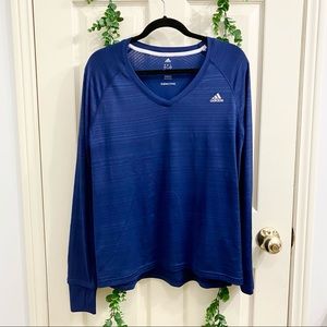 ADIDAS long sleeve v-neck